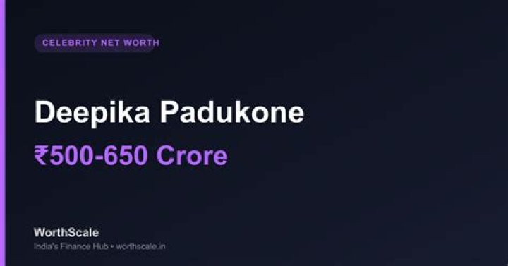 Deepika Padukone Net Worth