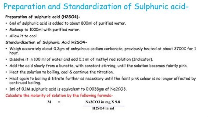 How do you make 2 m sulphuric acid