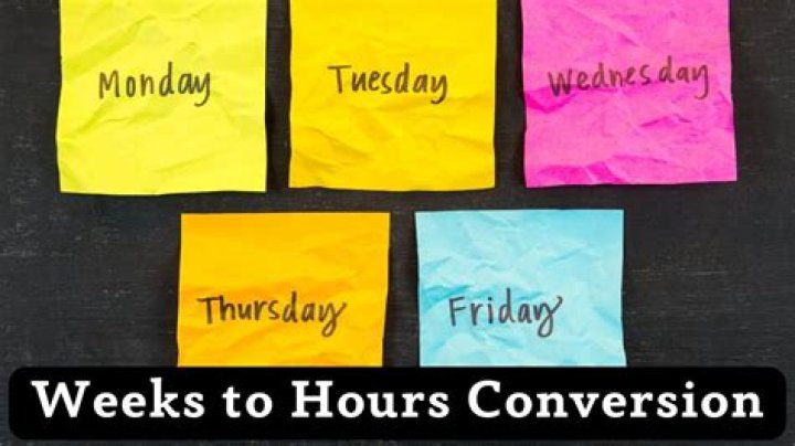 How many hours are in 3 weeks