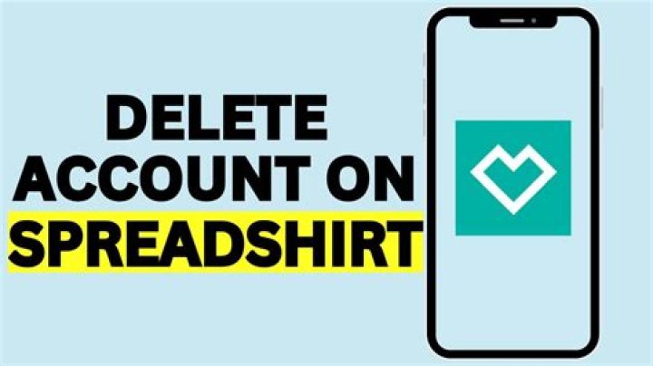 How to delete your Spreadshirt account