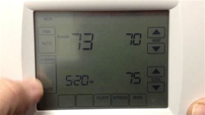 How to reset trane thermostat