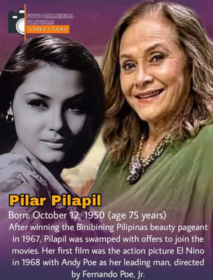 Pilar Pilapil Bio, Age, Family, Husband, Children, Actress, Movies, Net Worth.