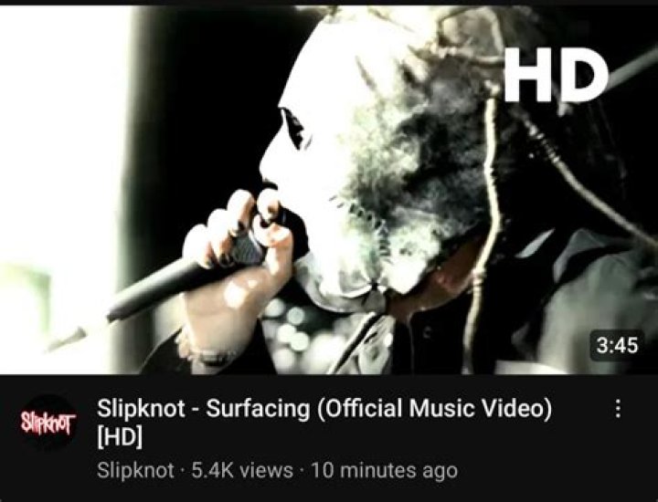 Slipknot’s
Surfacing Lyrics