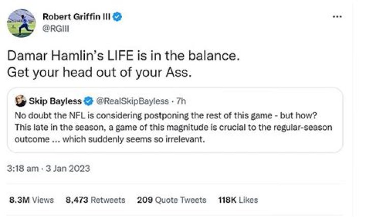 Was Skip Bayless Fired? Controversy Explained- What Did He Tweet About Damar Hamlin?
