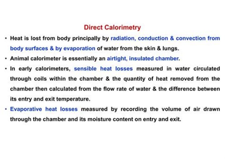 What is the Difference Between Direct Calorimetry and Indirect Calorimetry